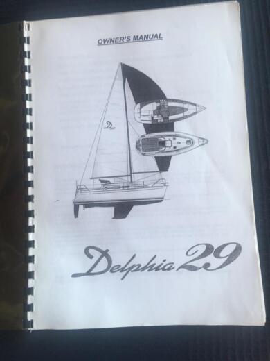 Sailboat Delphia 29 Boot Grundriss