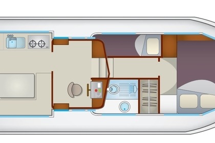 Noleggio Houseboat Locaboat Pénichette 935 W Terra dei laghi del Meclemburgo