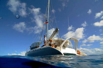 Miete Katamaran Barefoot Charters Sailing Catamaran Sydney