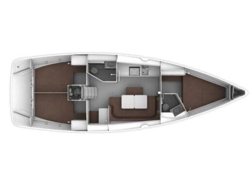 Sailboat Bavaria Cruiser 41 boat plan