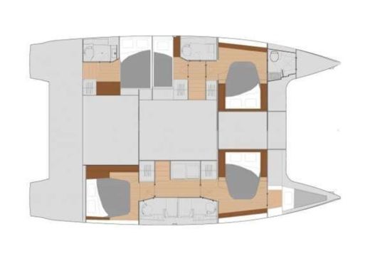 Catamaran Foutaine Pajot Saona 47 Boat design plan